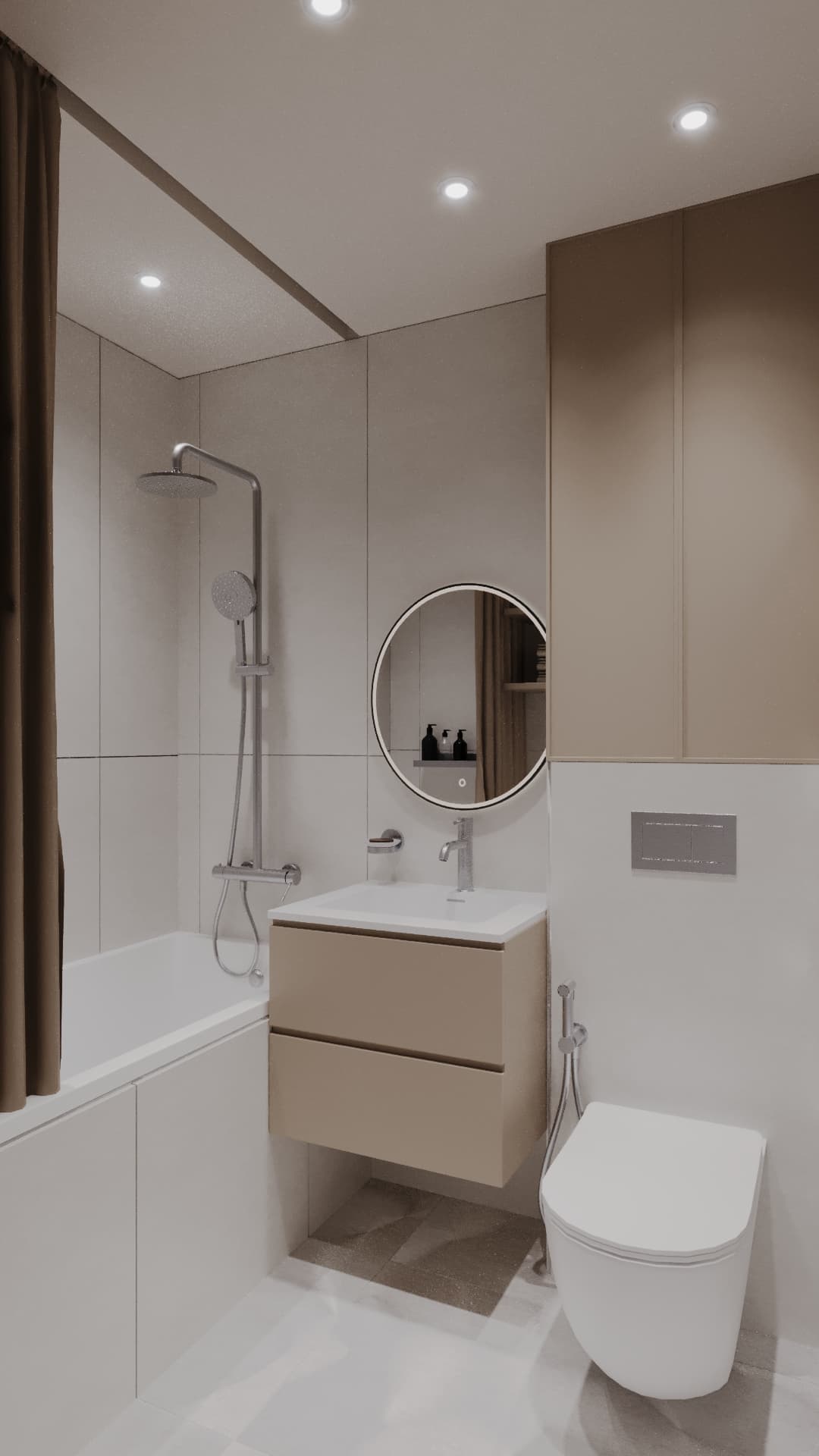 Aksai 2 Bathroom - Ванная комната 4 м² - visualization 4