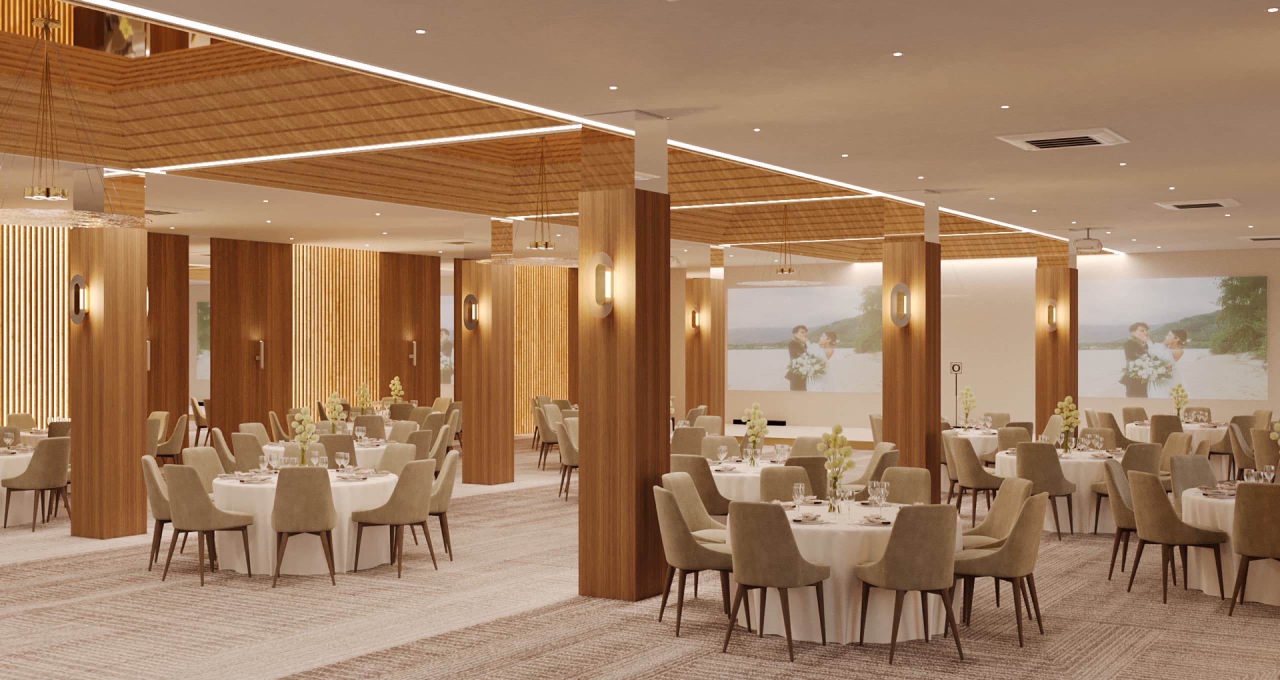 Banquete Hall - Банкетный зал 400 м² - visualization 2