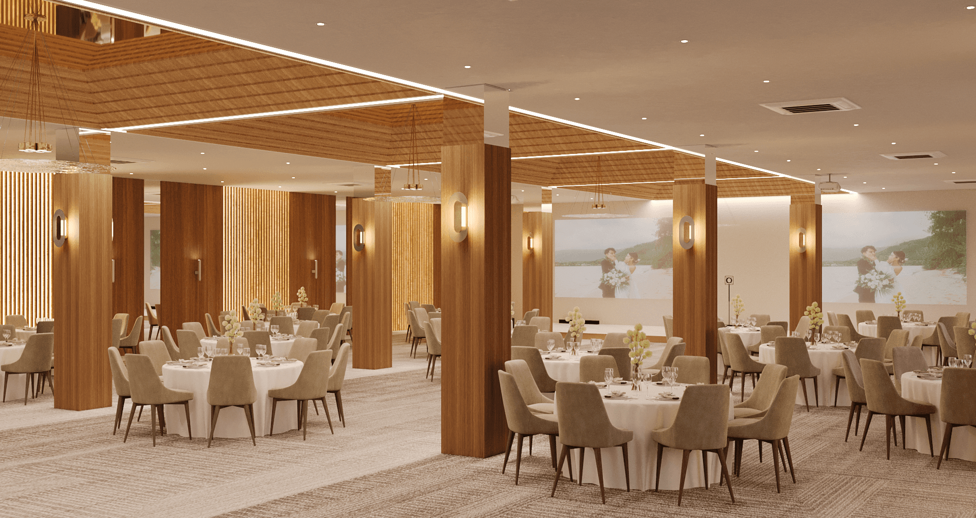 Banquete Hall - Банкетный зал 400 м² - visualization 2