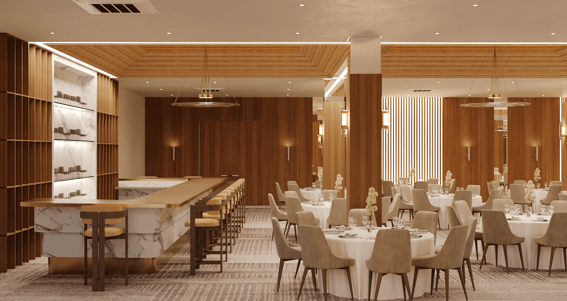 Banquete Hall - Банкетный зал 400 м² - visualization 3