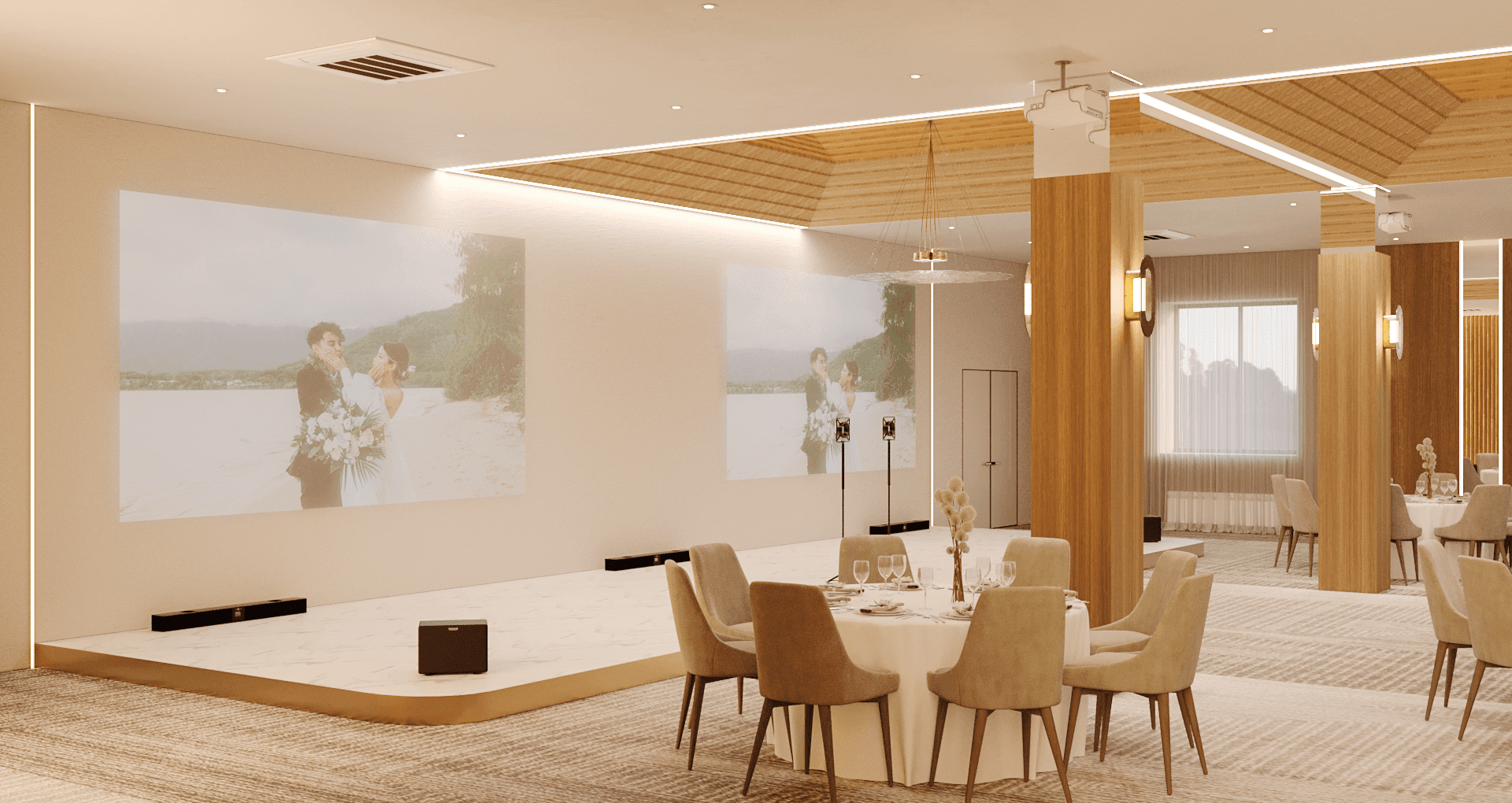 Banquete Hall - Банкетный зал 400 м² - visualization 4
