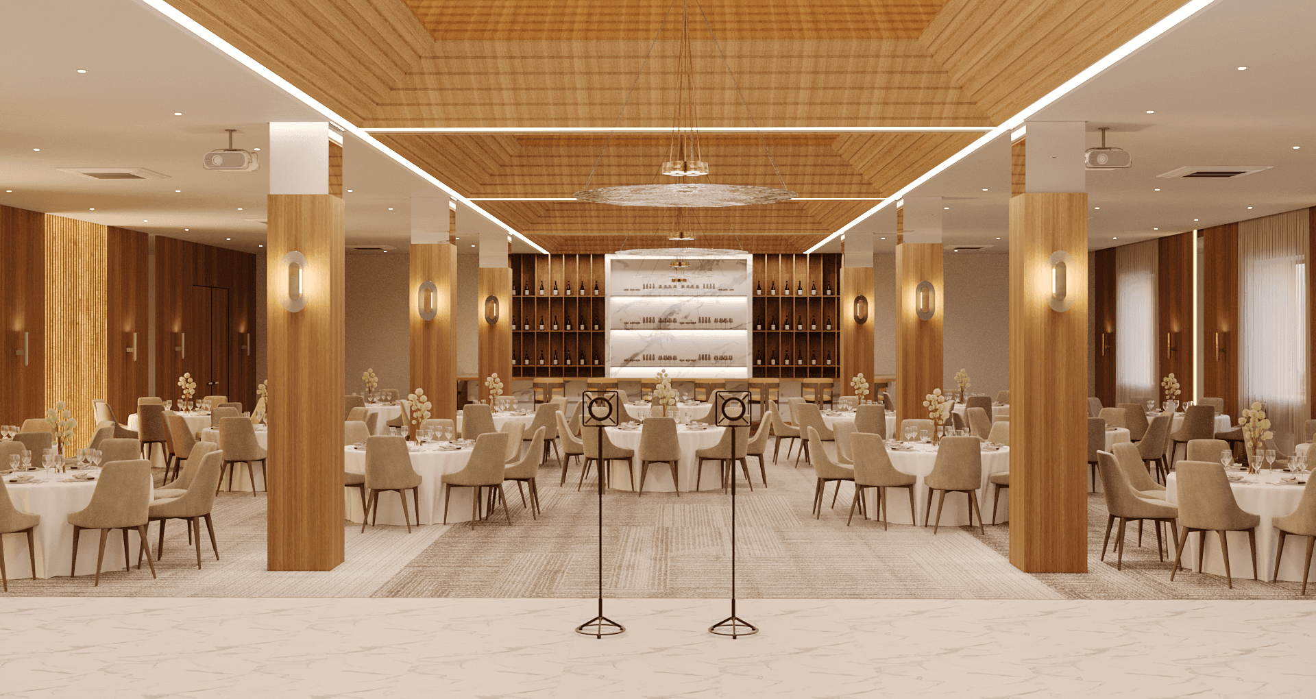 Banquete Hall - Банкетный зал 400 м² - visualization 7