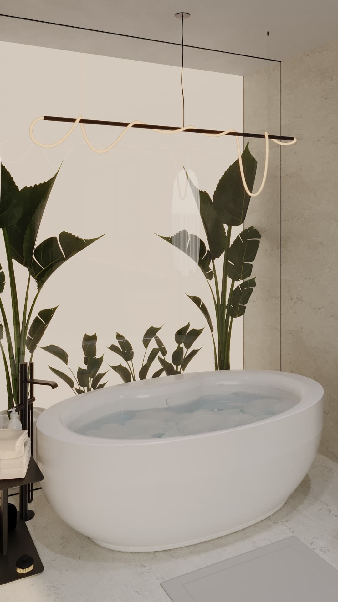 Modern Bathroom - Ванная комната - visualization 3