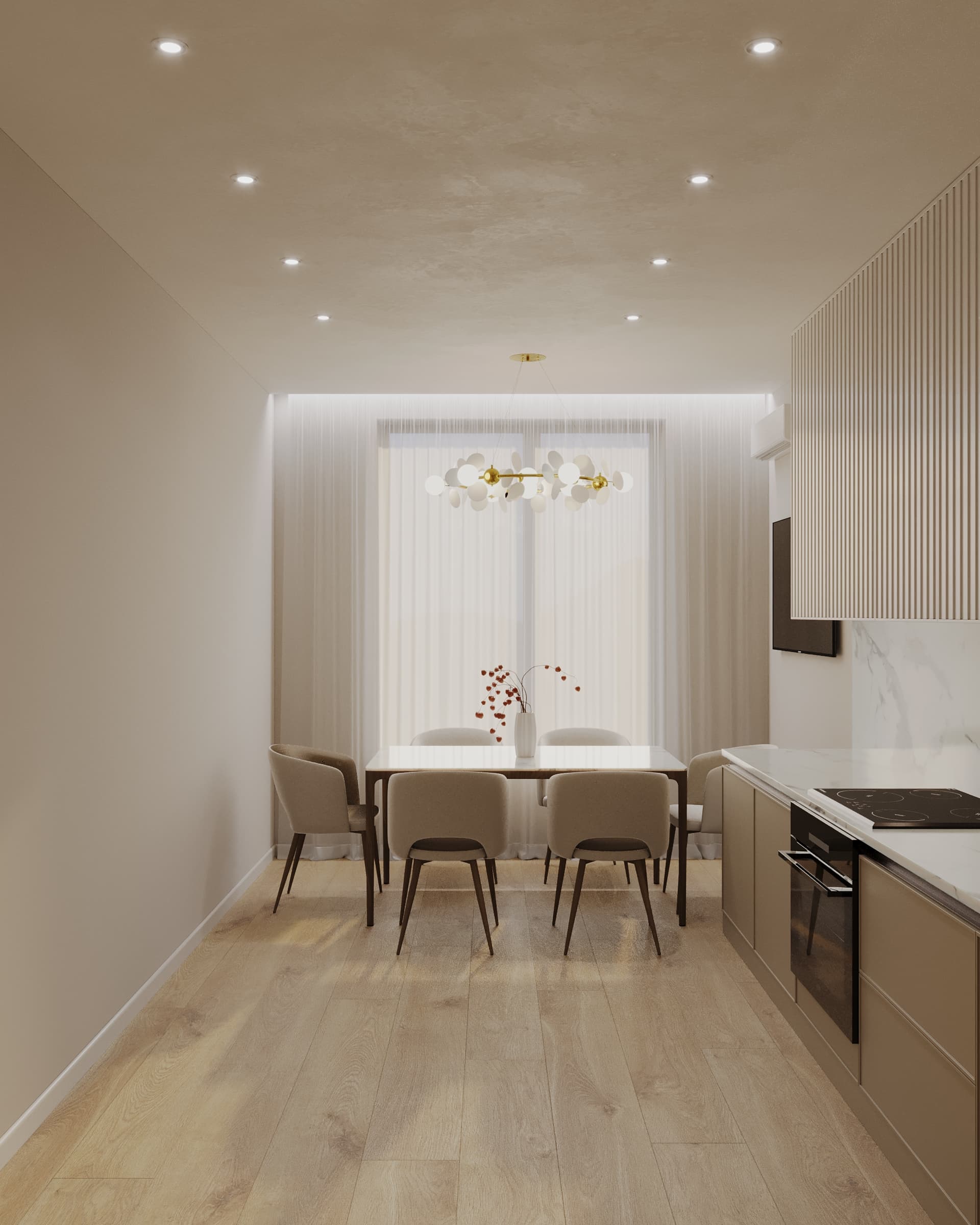 Seifullin - Квартира 100 м² - visualization 2