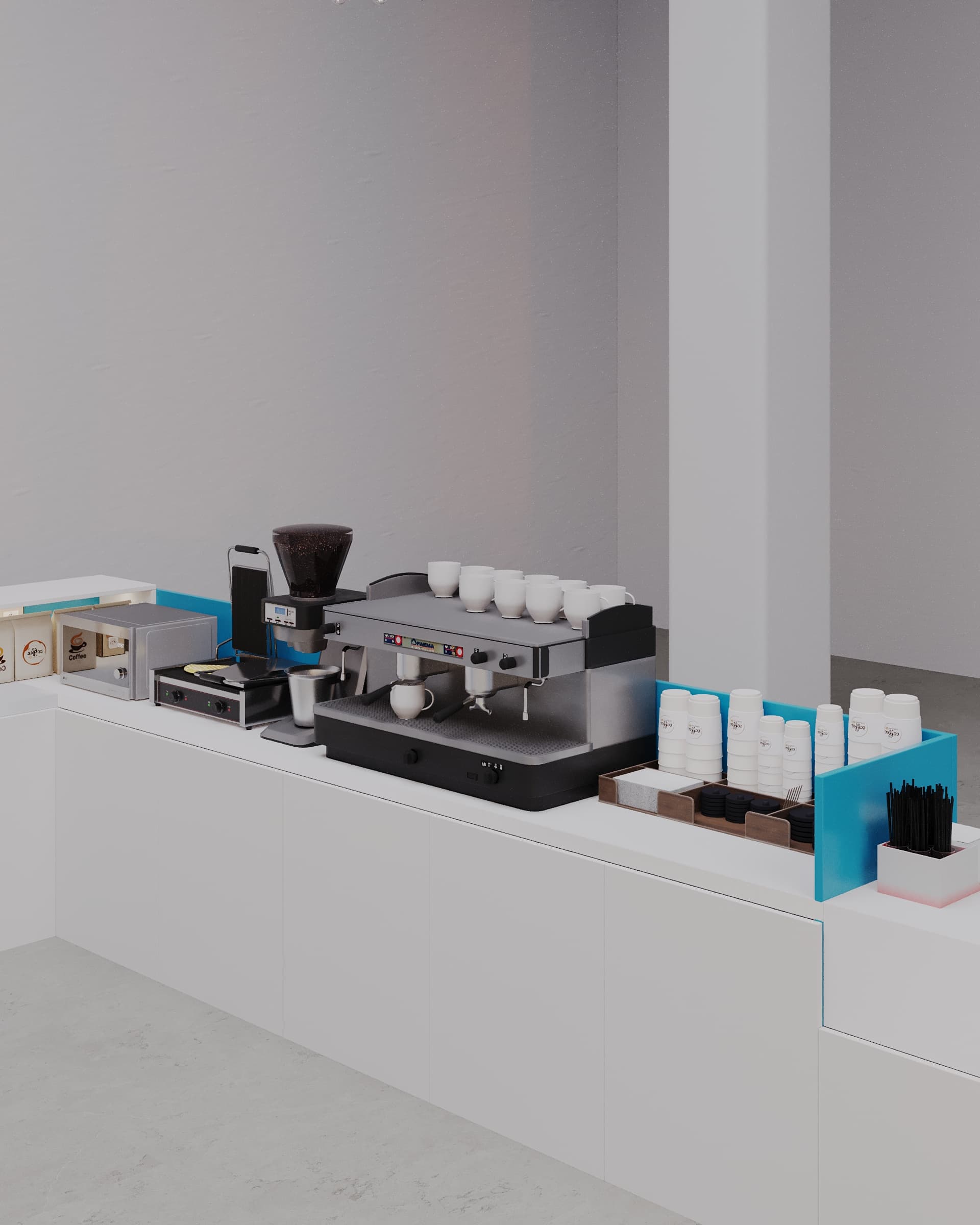 Sheker Coffee - Кофейня 24 м² - visualization 11