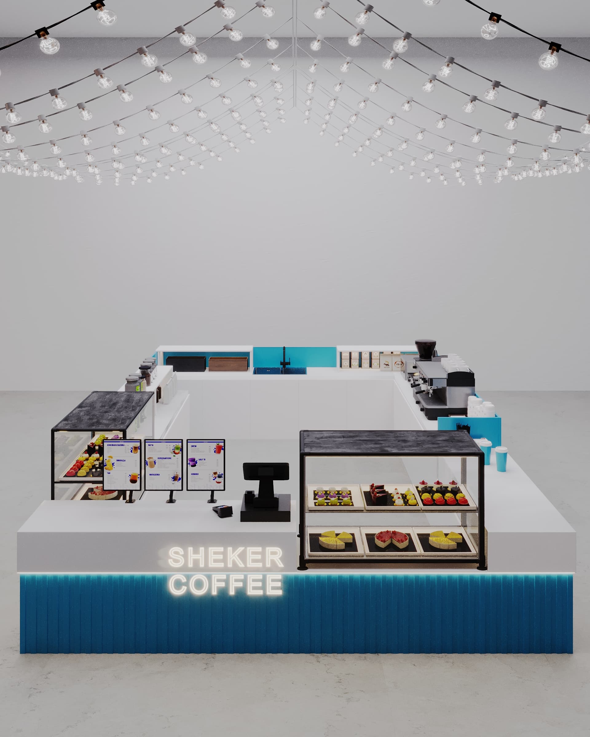 Sheker Coffee - Кофейня 24 м² - visualization 14