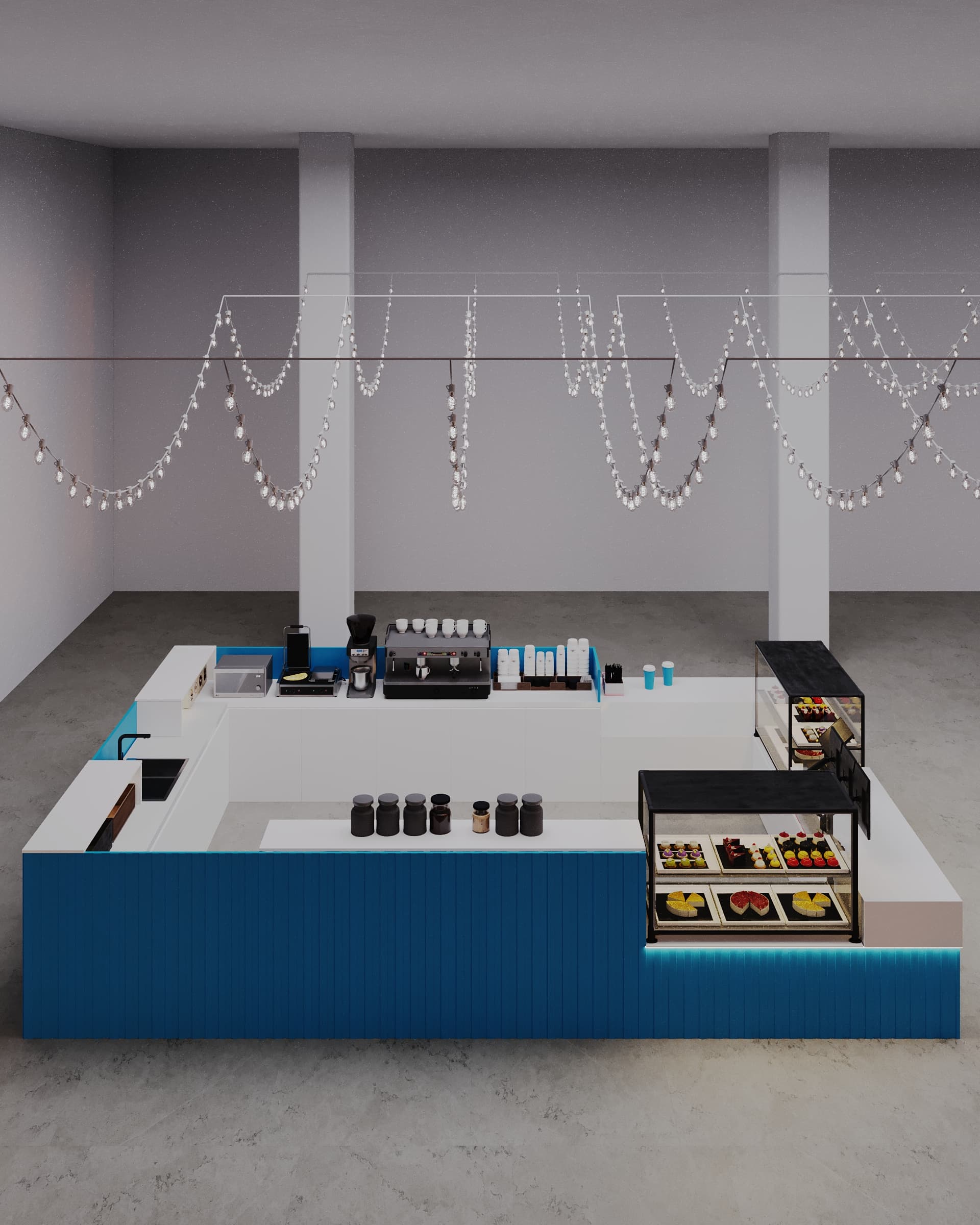 Sheker Coffee - Кофейня 24 м² - visualization 15