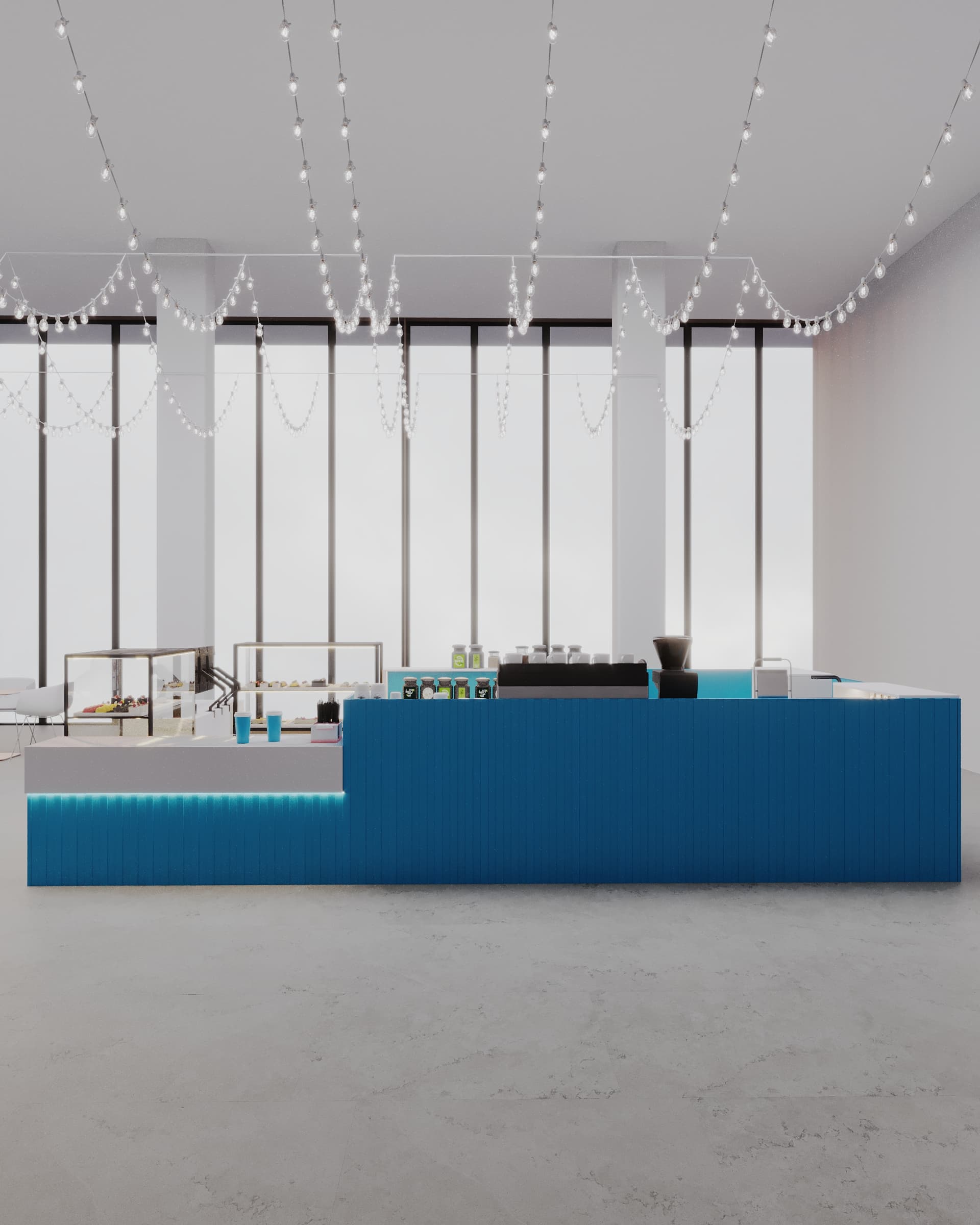 Sheker Coffee - Кофейня 24 м² - visualization 3