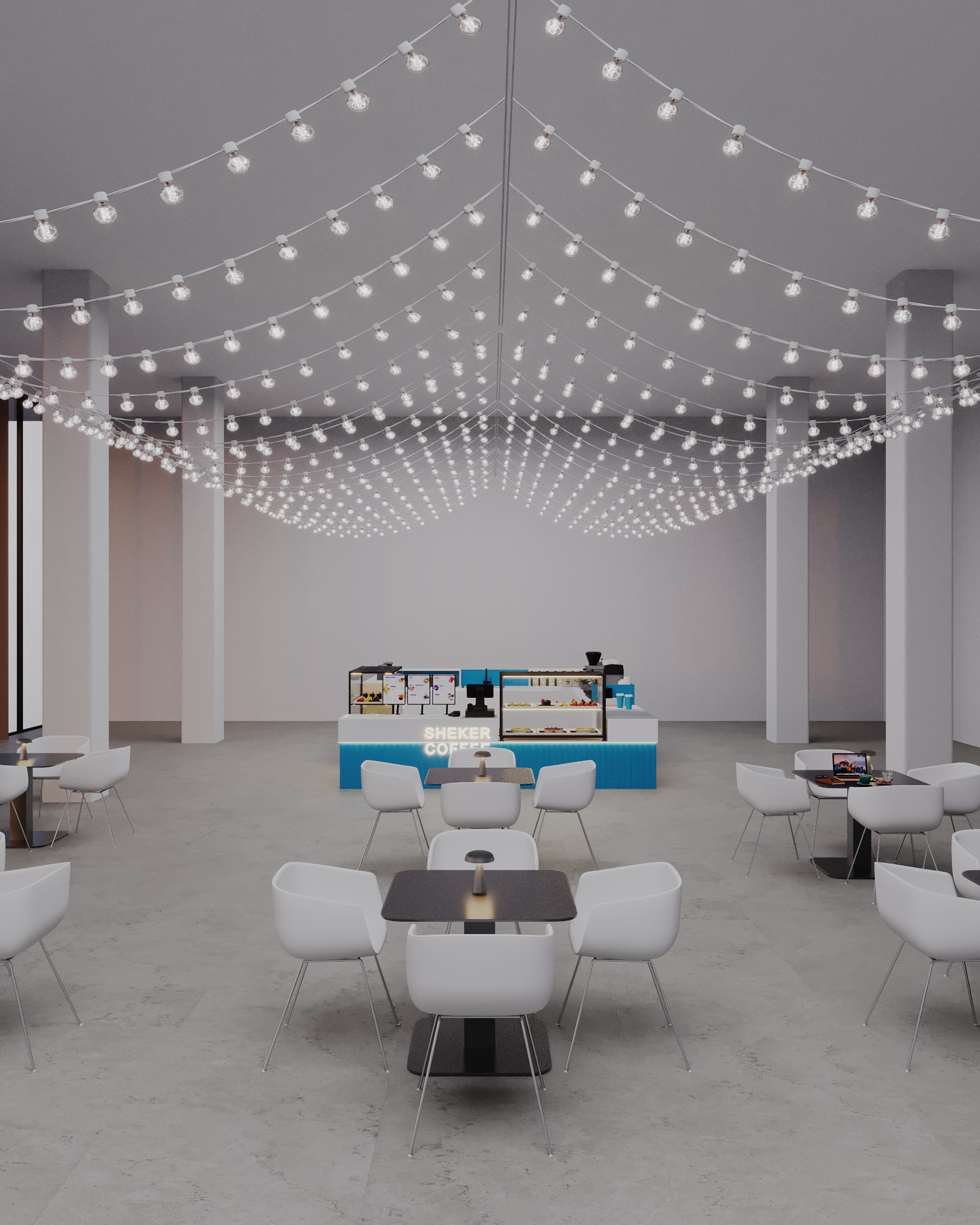 Sheker Coffee - Кофейня 24 м² - visualization 5