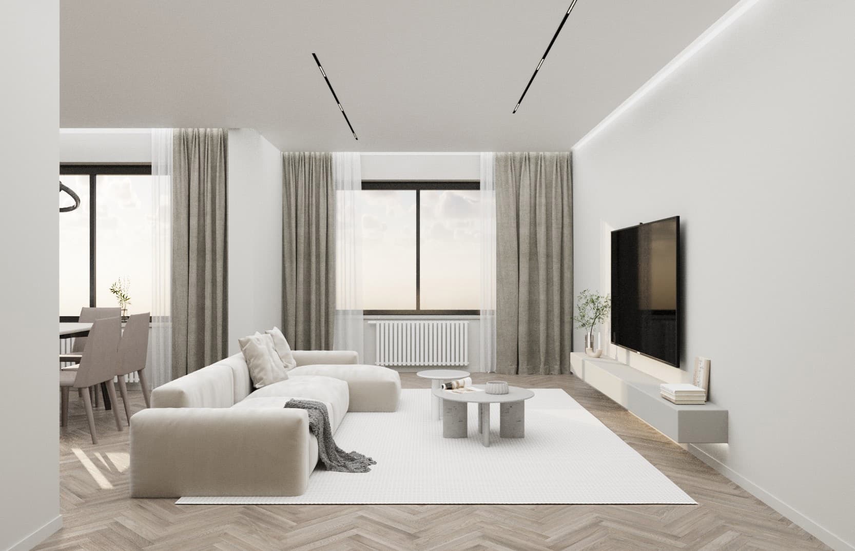 Besagash - Квартира 67 м² - ЧАСТНЫЕ ИНТЕРЬЕРЫ