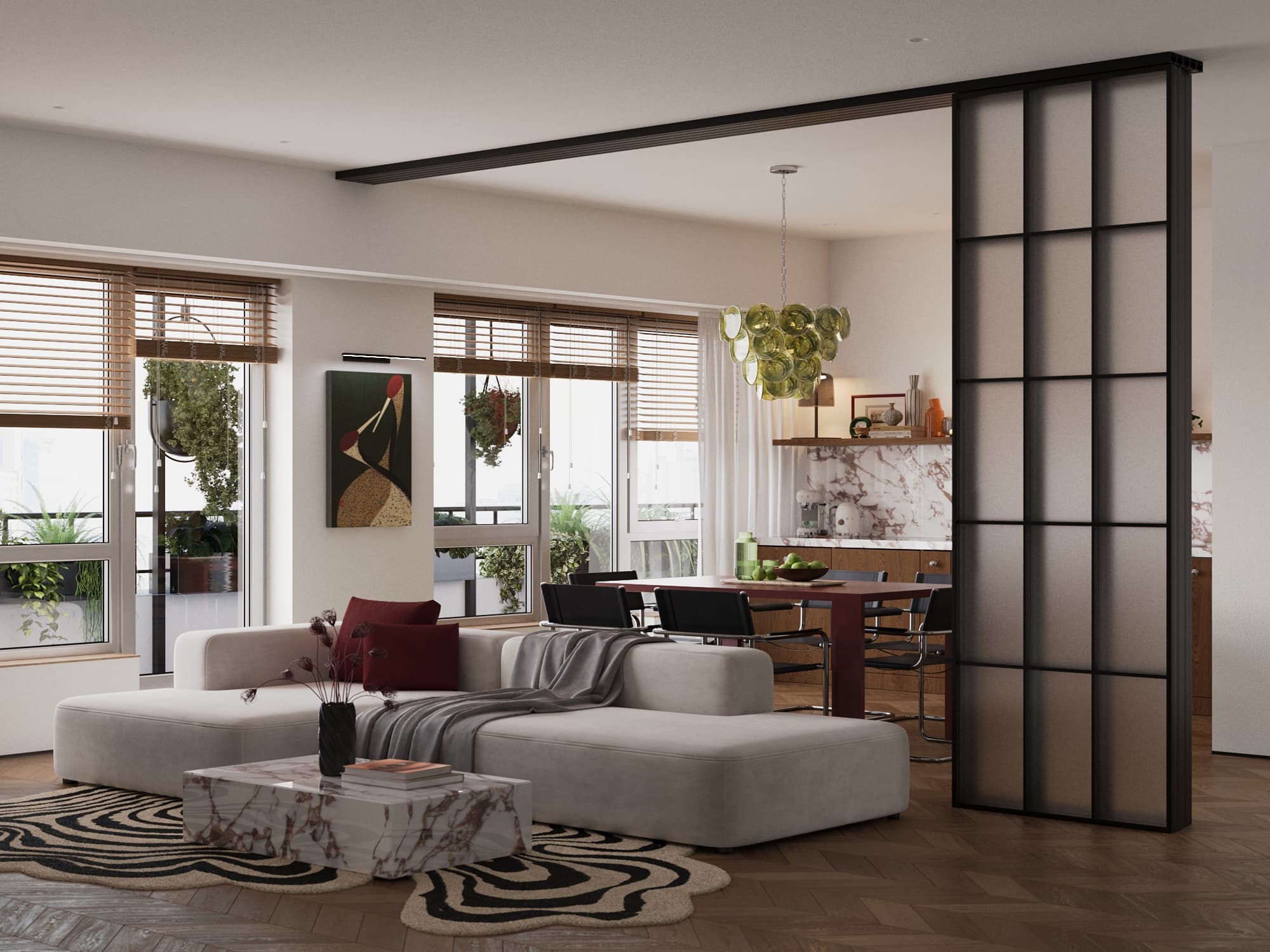 Bukhar Zhyrau Towers - Квартира 115 м² - visualization 21