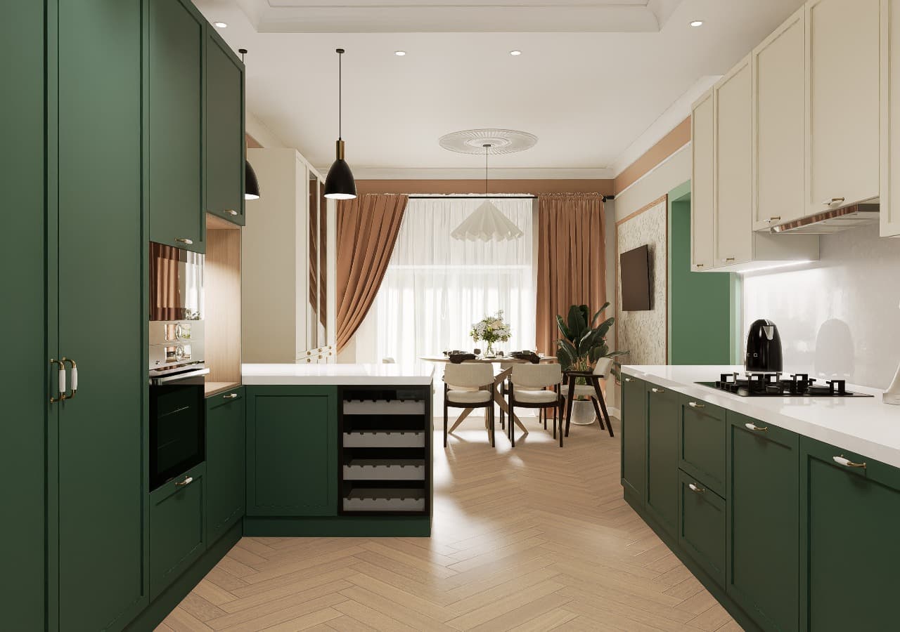 Countryside House Kitchen - Кухня 40 м² - visualization 5