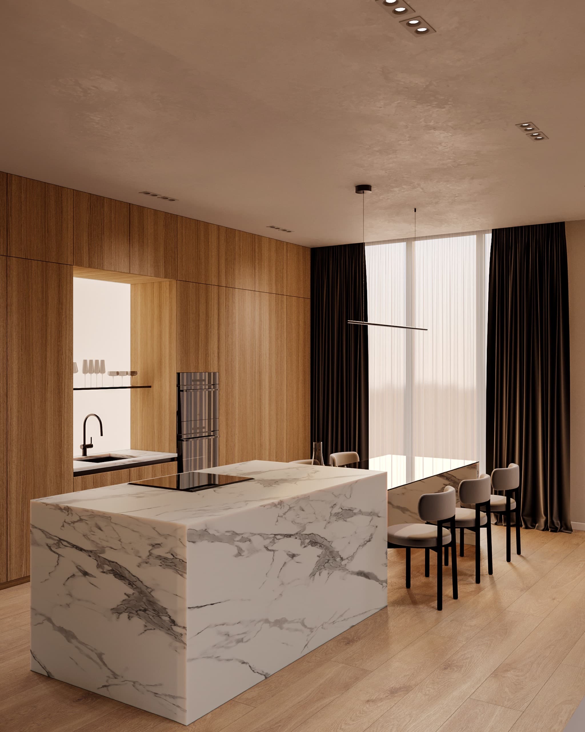 Minimalist Apartment - Квартира - visualization 3