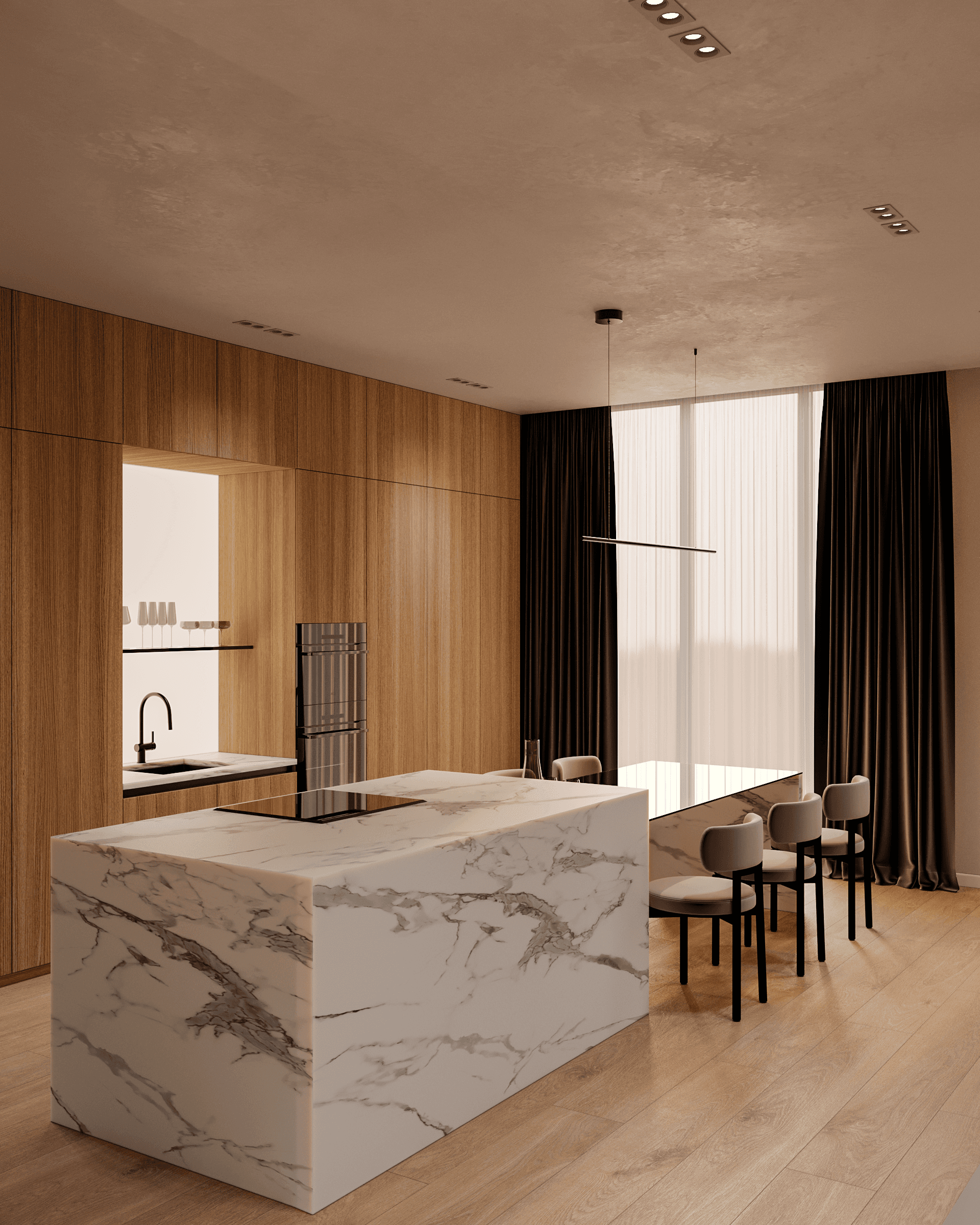 Minimalist Apartment - Квартира - visualization 3