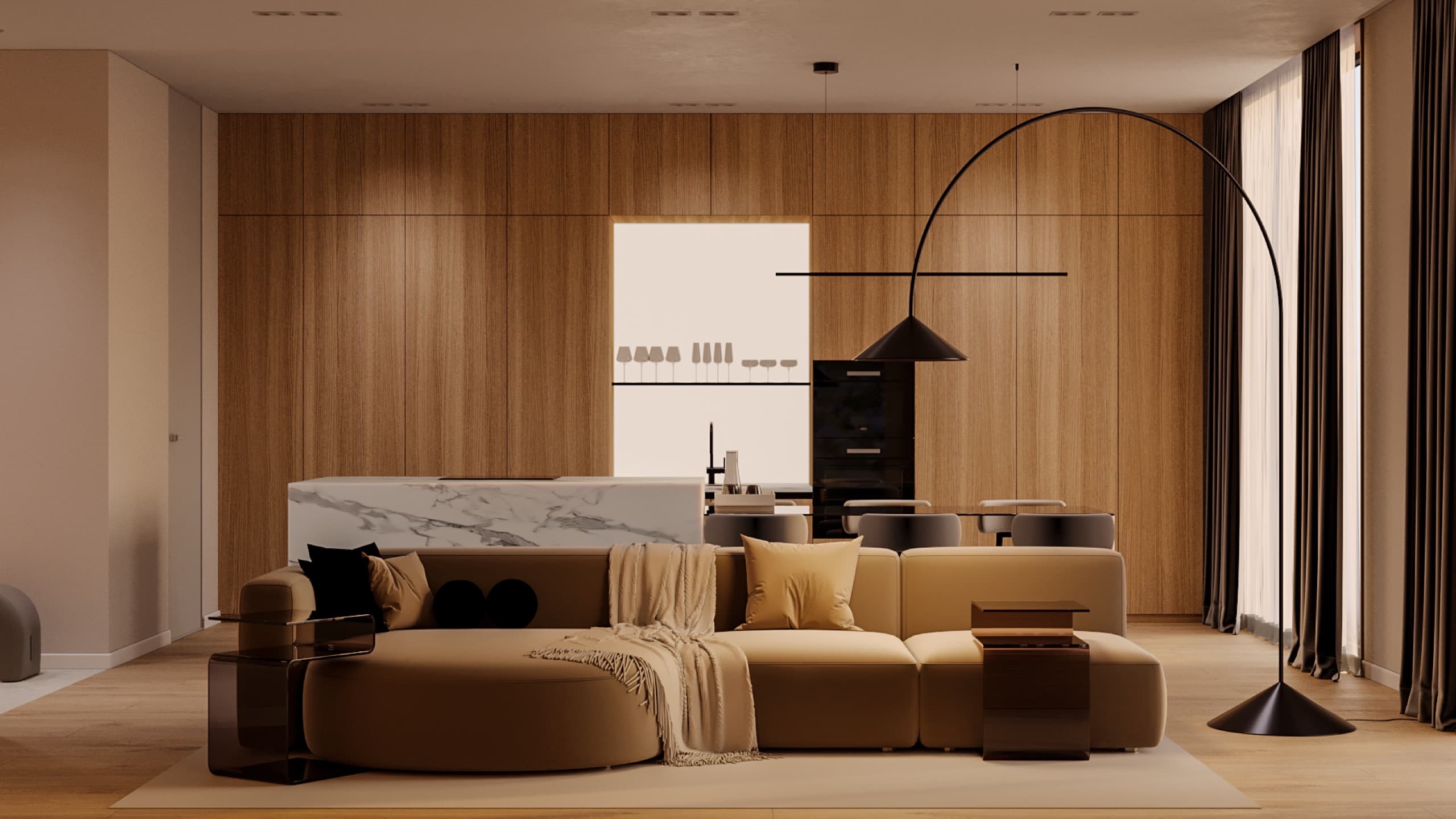 Minimalist Apartment - Квартира - visualization 4