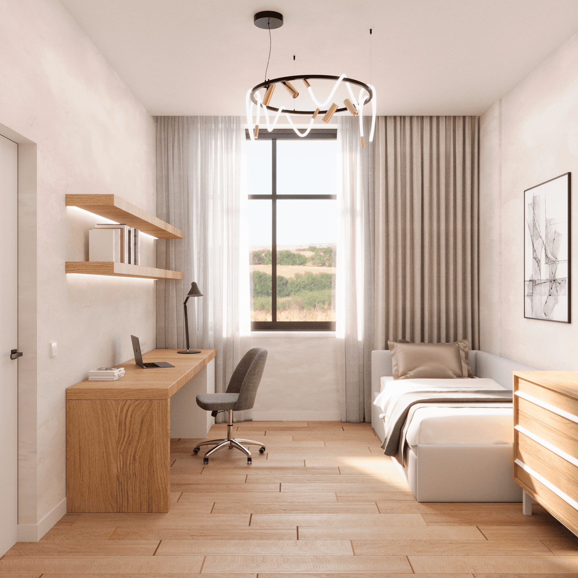 School Accommodation - Общежитие школы - visualization 7