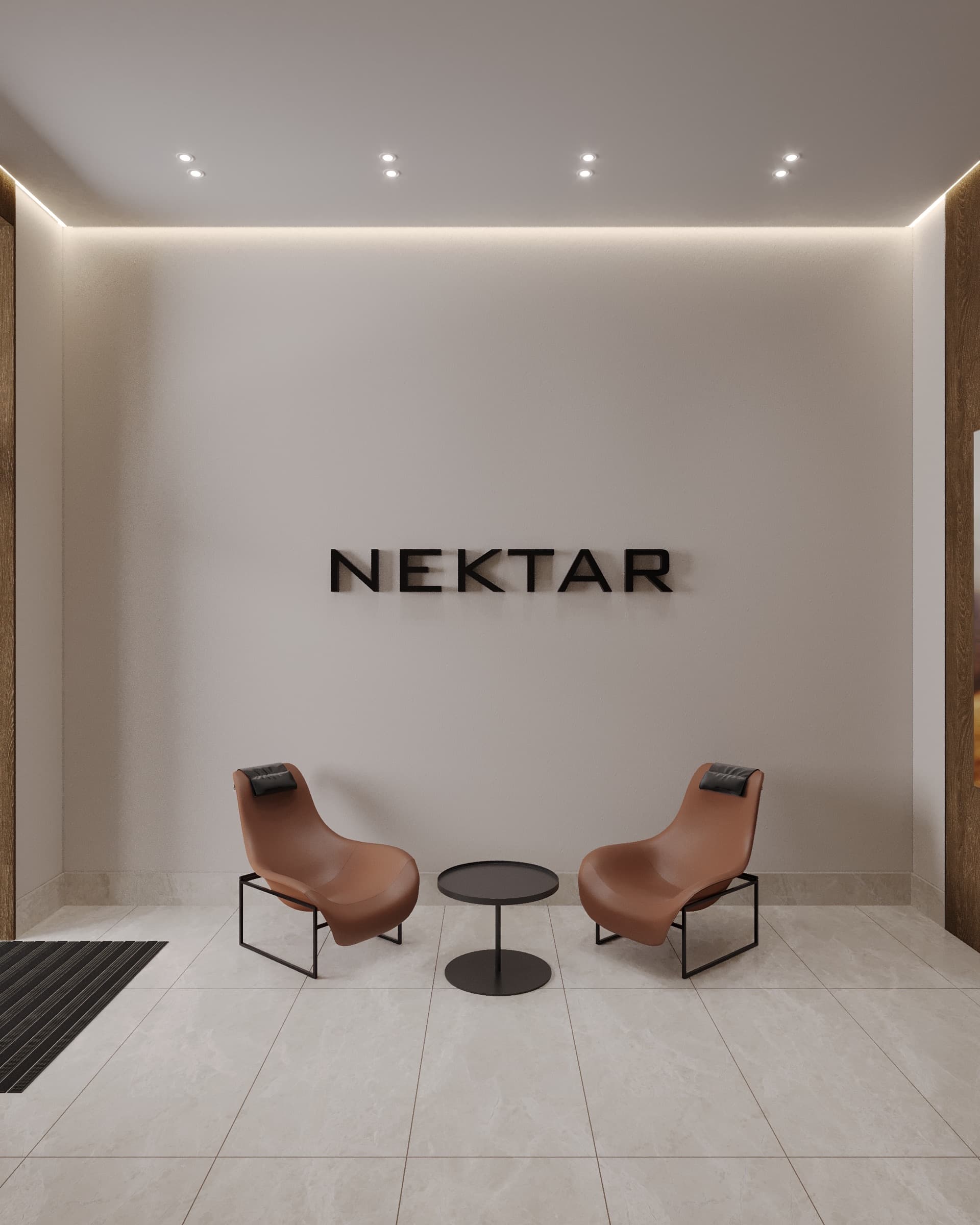 Nektar Residential Complex - Холл и МОП жилого комплекса - visualization 14