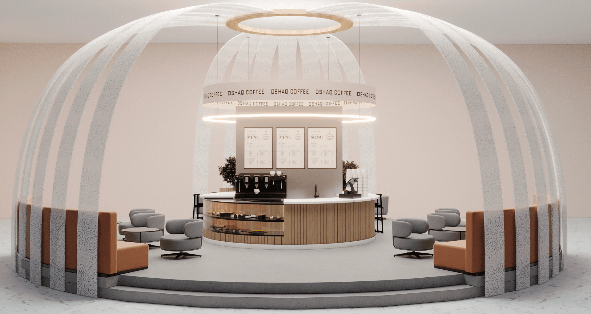 Astana Coffee Shop - Кофейня - КОММЕРЧЕСКИЕ ИНТЕРЬЕРЫ